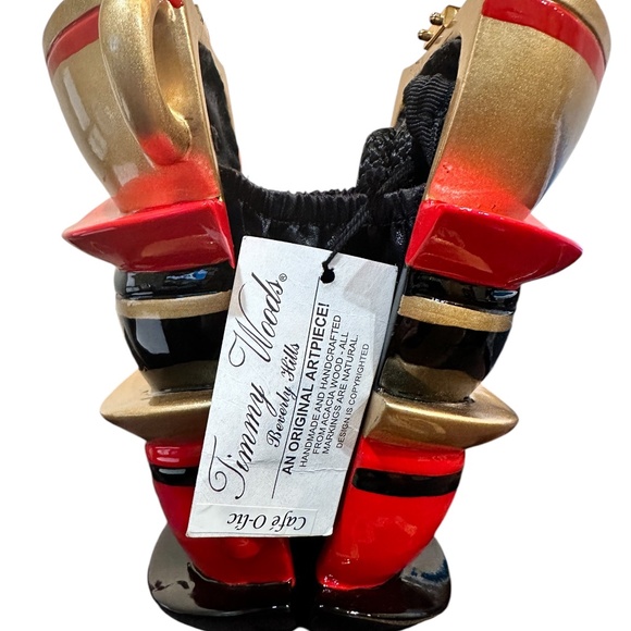 Timmy Woods Teacups and Saucers Clutch/Bag “Cafe o-lic”  *FIRM* - Picture 3 of 9